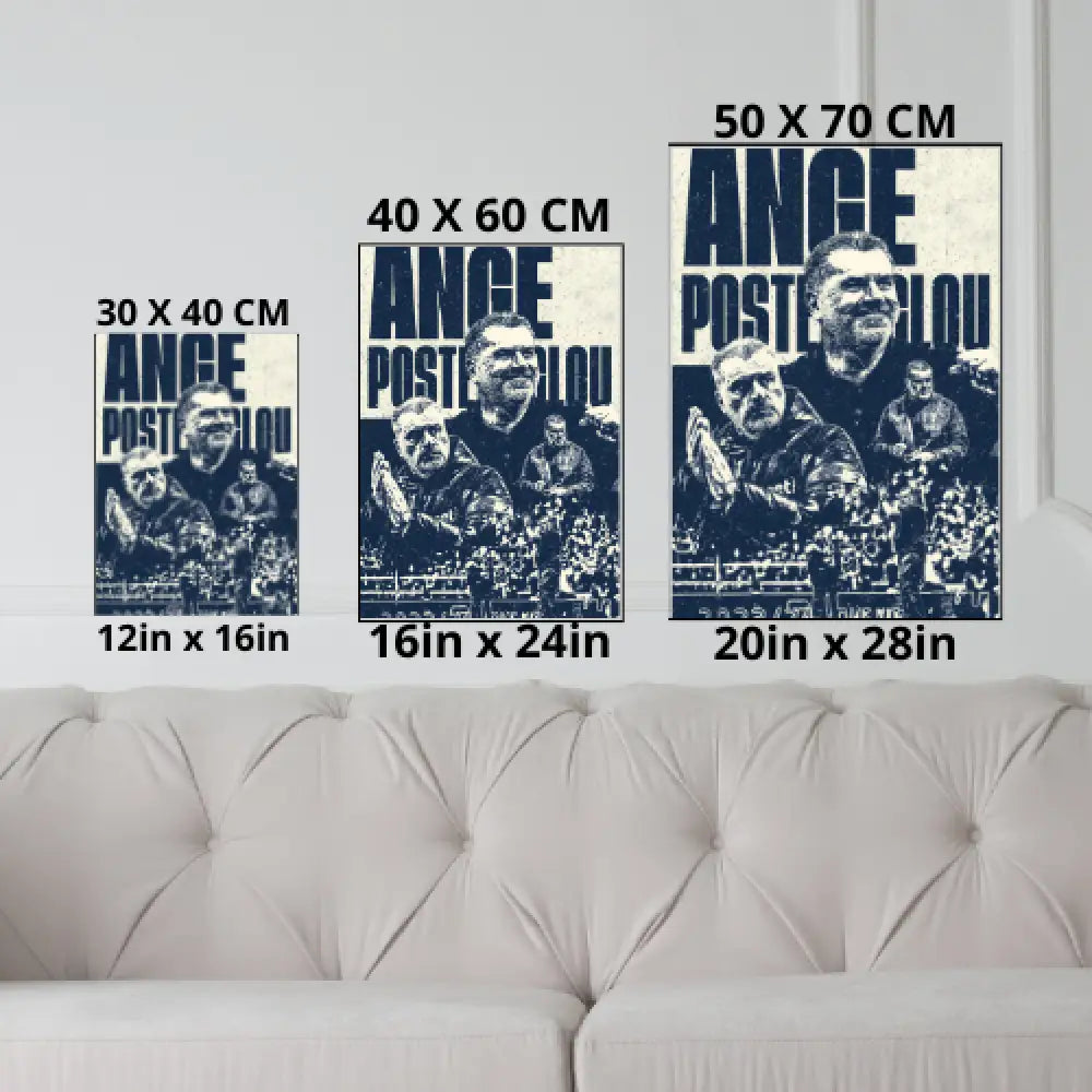 Ange Postecoglou | Tottenham Manager Poster