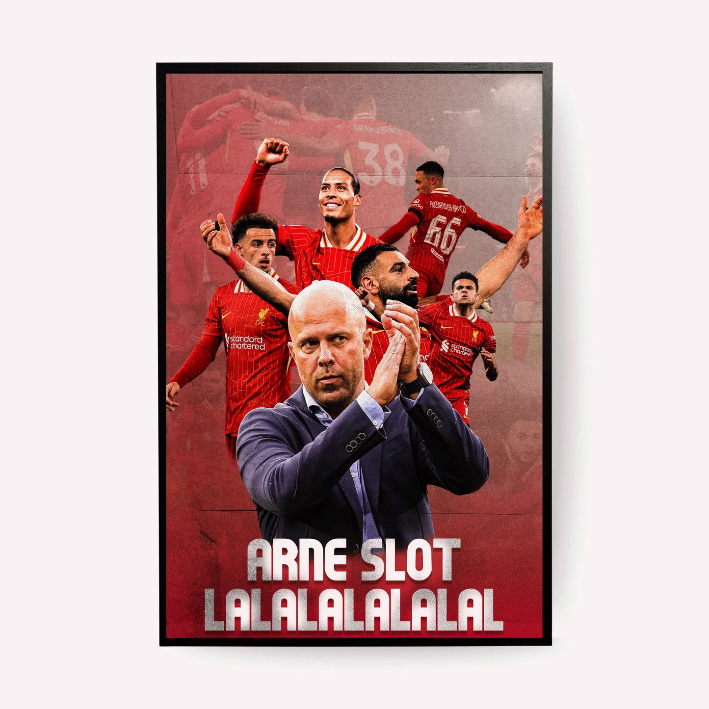 Arne Slot Liverpool football poster wall art