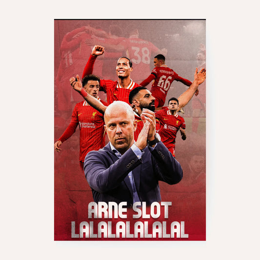 Arne Slot Liverpool soccer poster print