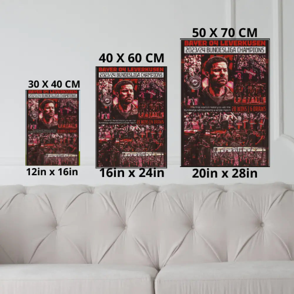 Bayer Leverkusen ’The Invincibles’ | Historic Poster