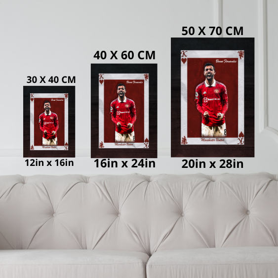 Bruno Fernandes "King Of Hearts" | Poster