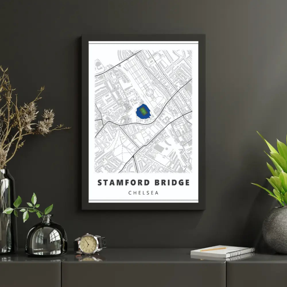 Chelsea Fc Stadium Map | Poster