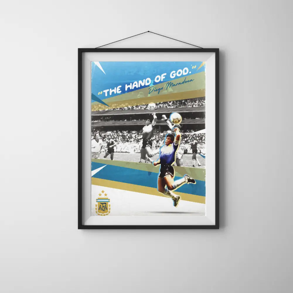 Hand Of God - Maradona | Poster