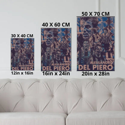 Alessandro Del Piero | Icon Poster