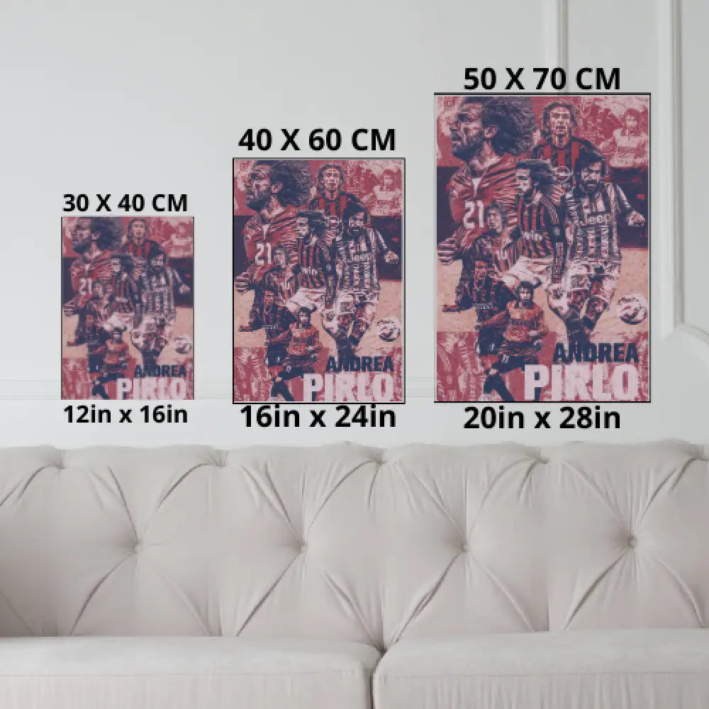 Andrea Pirlo | Icon Poster