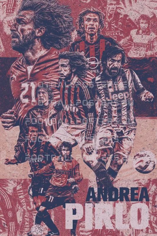 Andrea Pirlo | Icon Poster