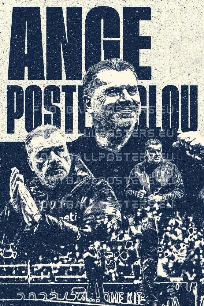Ange Postecoglou | Tottenham Manager Poster