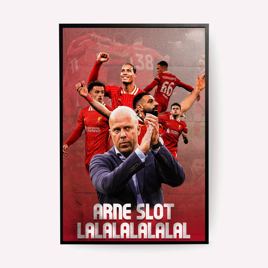 Arne Slot Liverpool football poster wall art