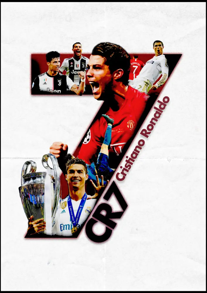 Cr7 Legacy | Poster White / 30X40 Cm Premium Matte Papper