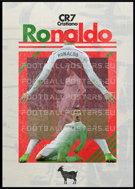 Cristiano Ronaldo ’Cr7’ | Real Madrid Poster