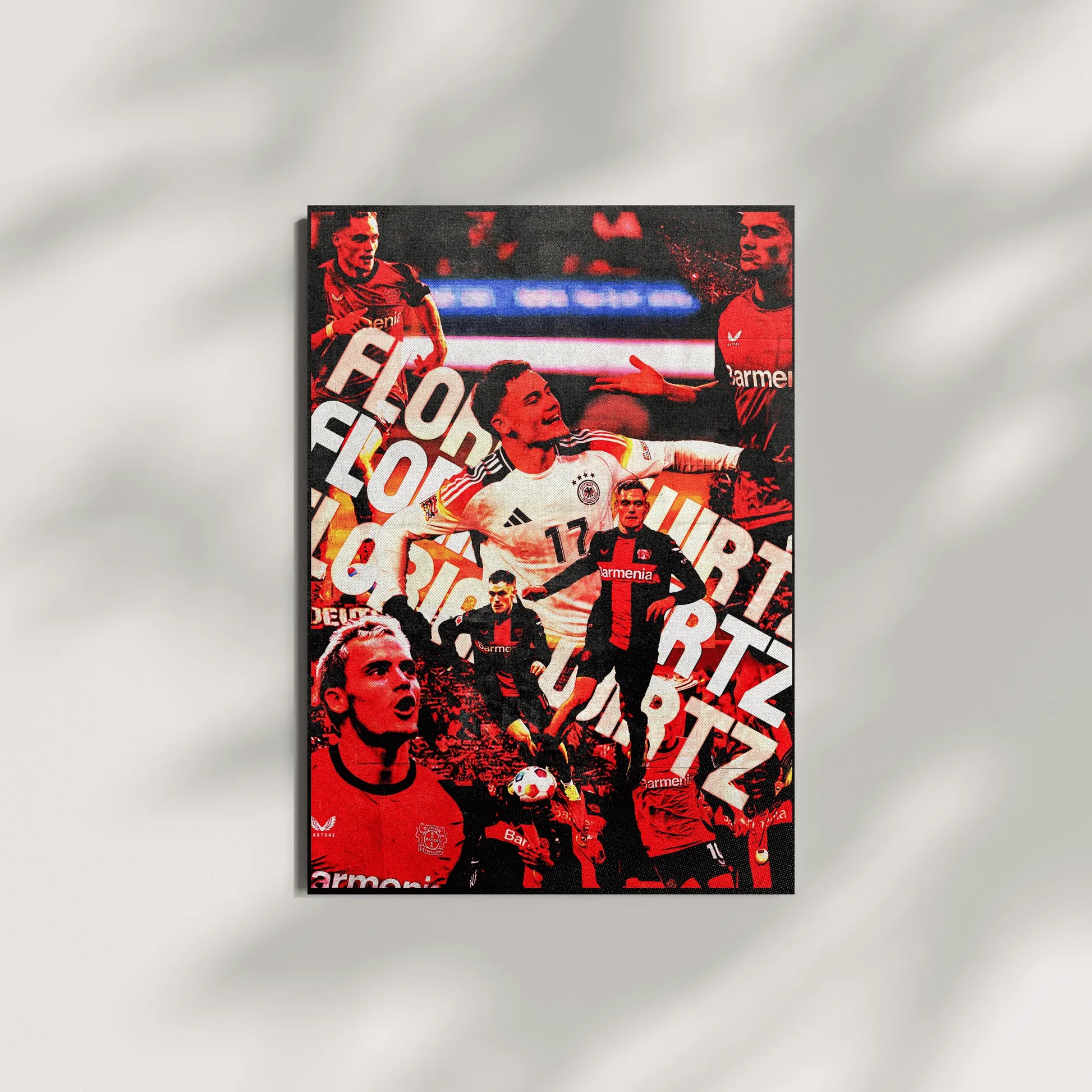 Florian Wirtz Bayer Leverkusen wall art football poster