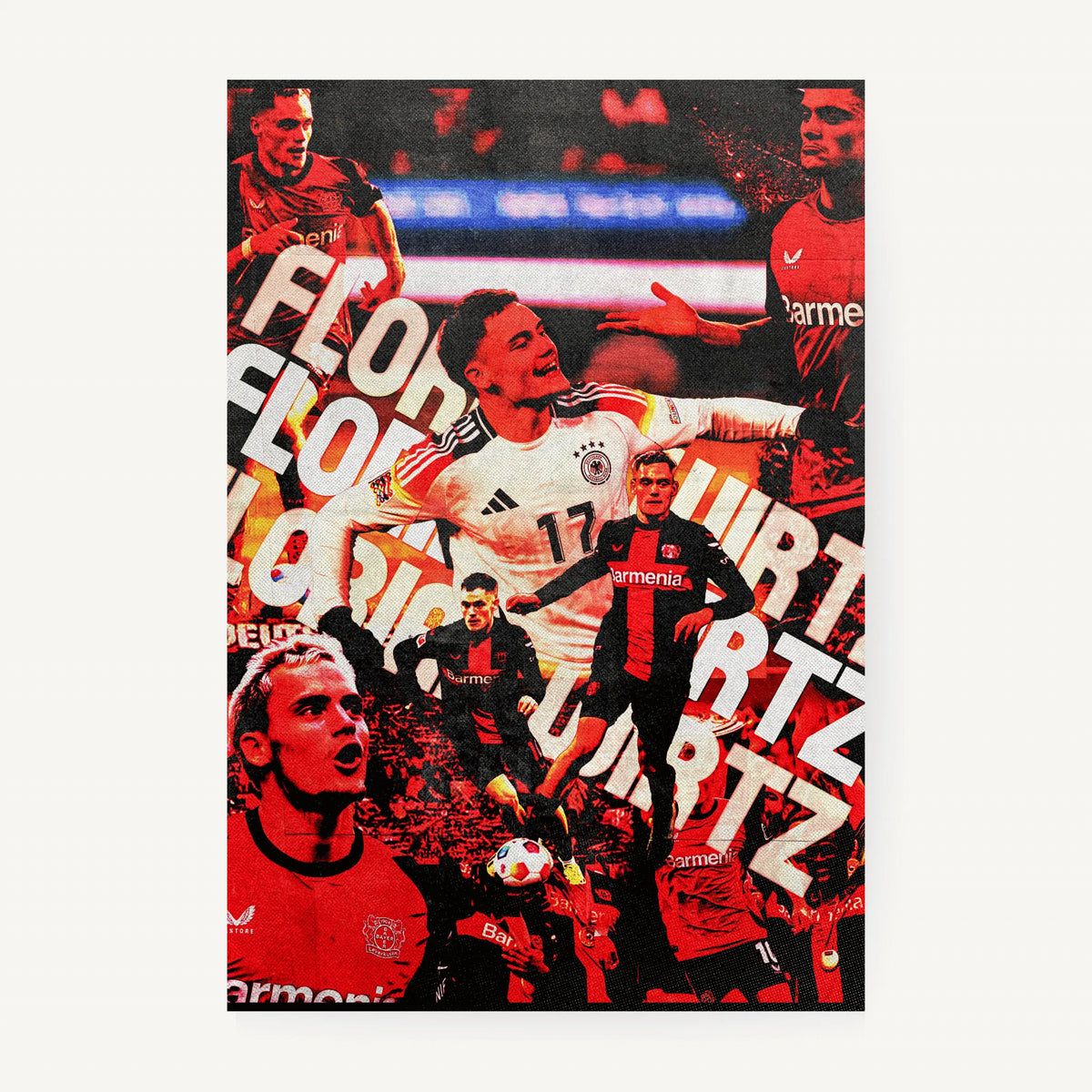 Florian Wirtz Germany soccer poster print