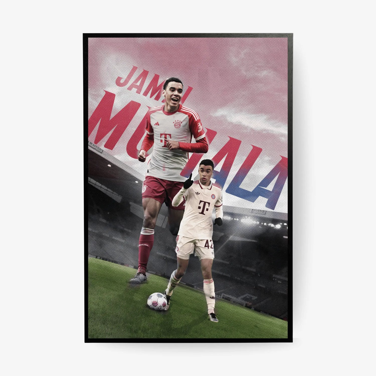 Jamal Musiala Bayern Munich football poster wall art