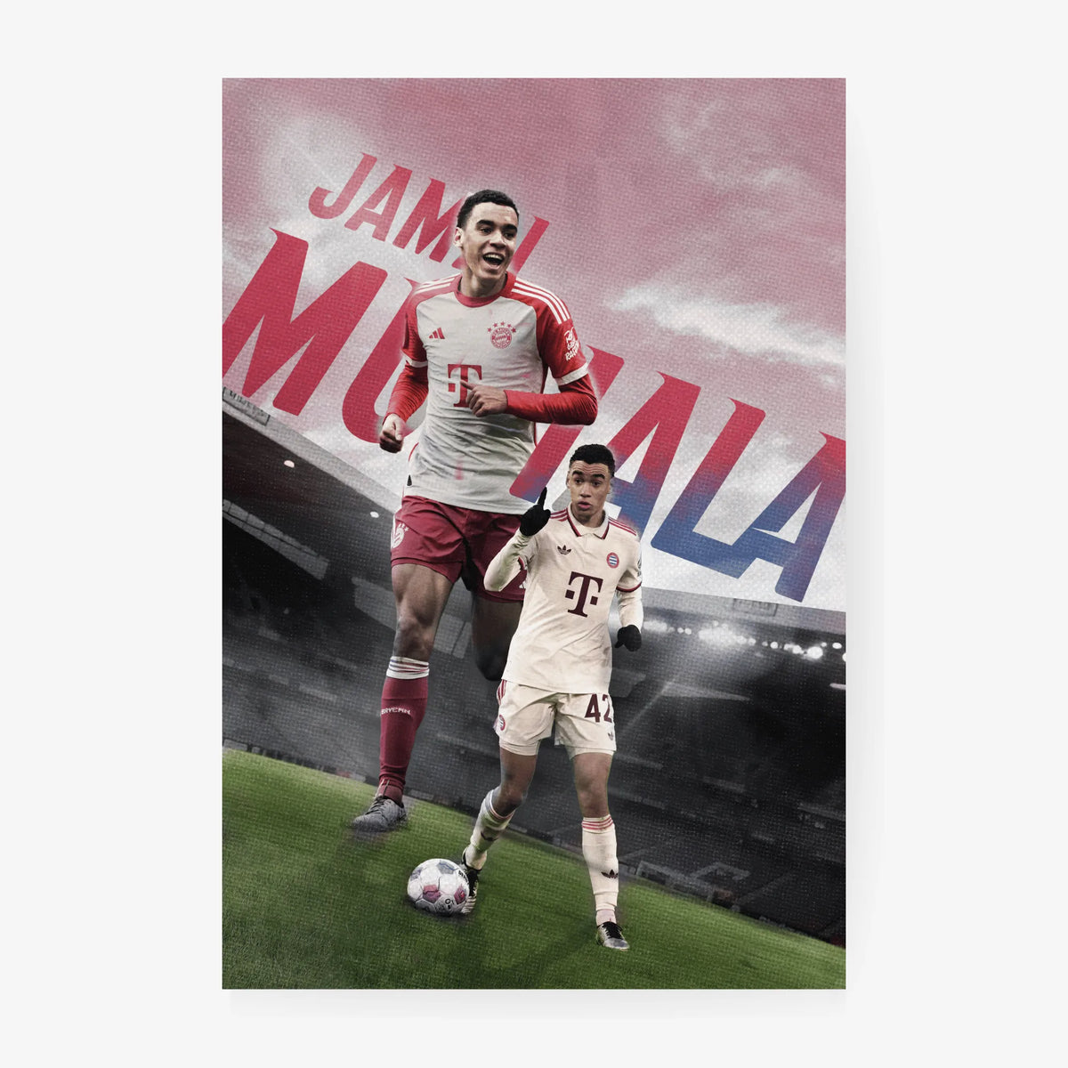 Jamal Musiala Bayern Munich soccer poster print