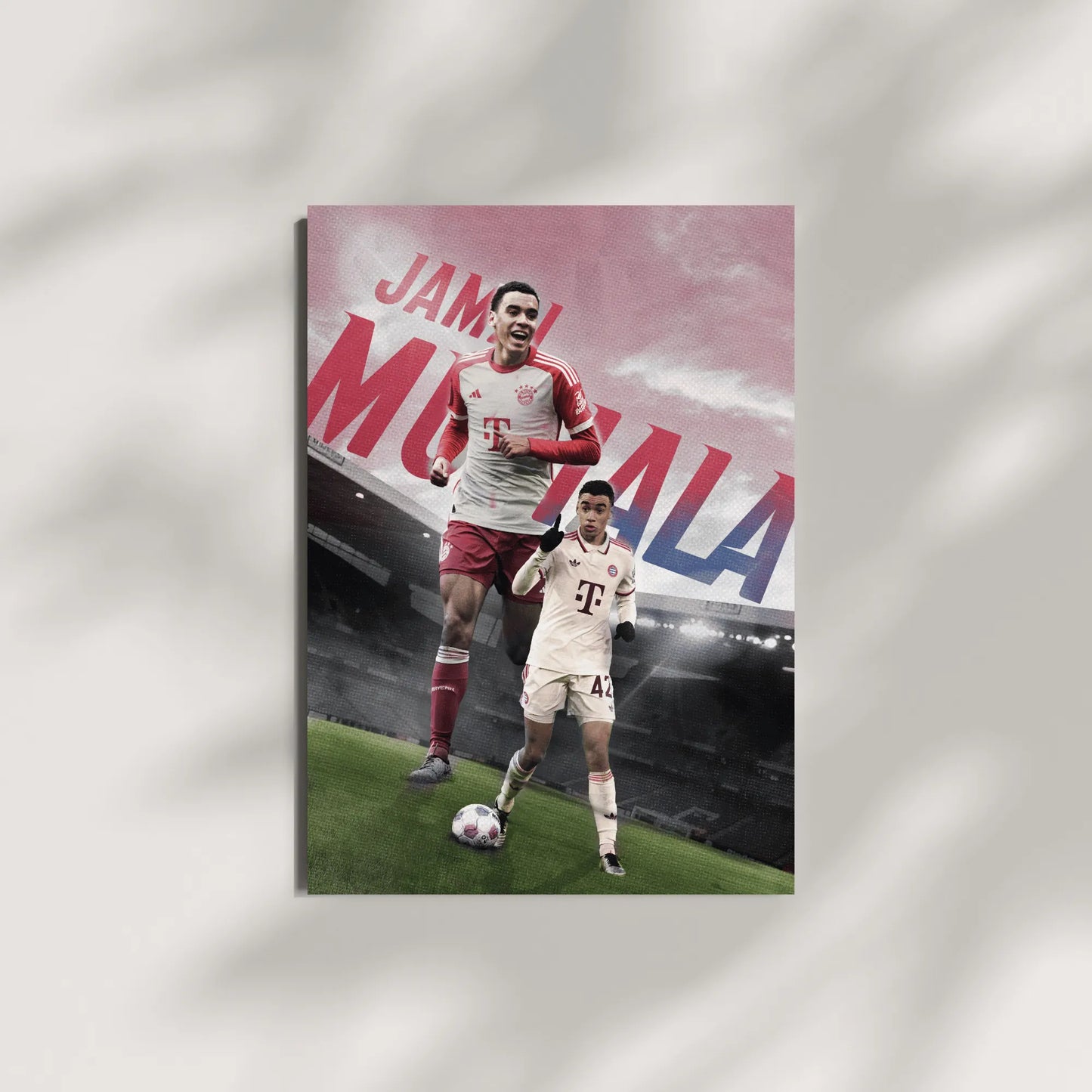 Jamal Musiala Bayern Munich wall art football poster