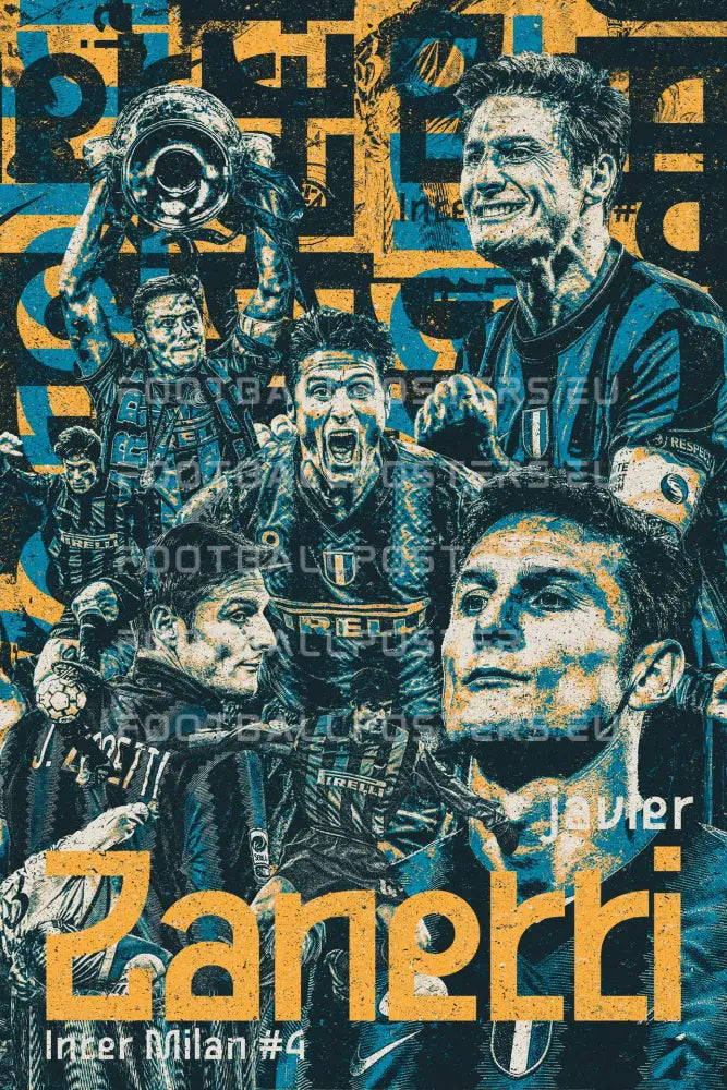 Javier Zanetti | Icon Poster