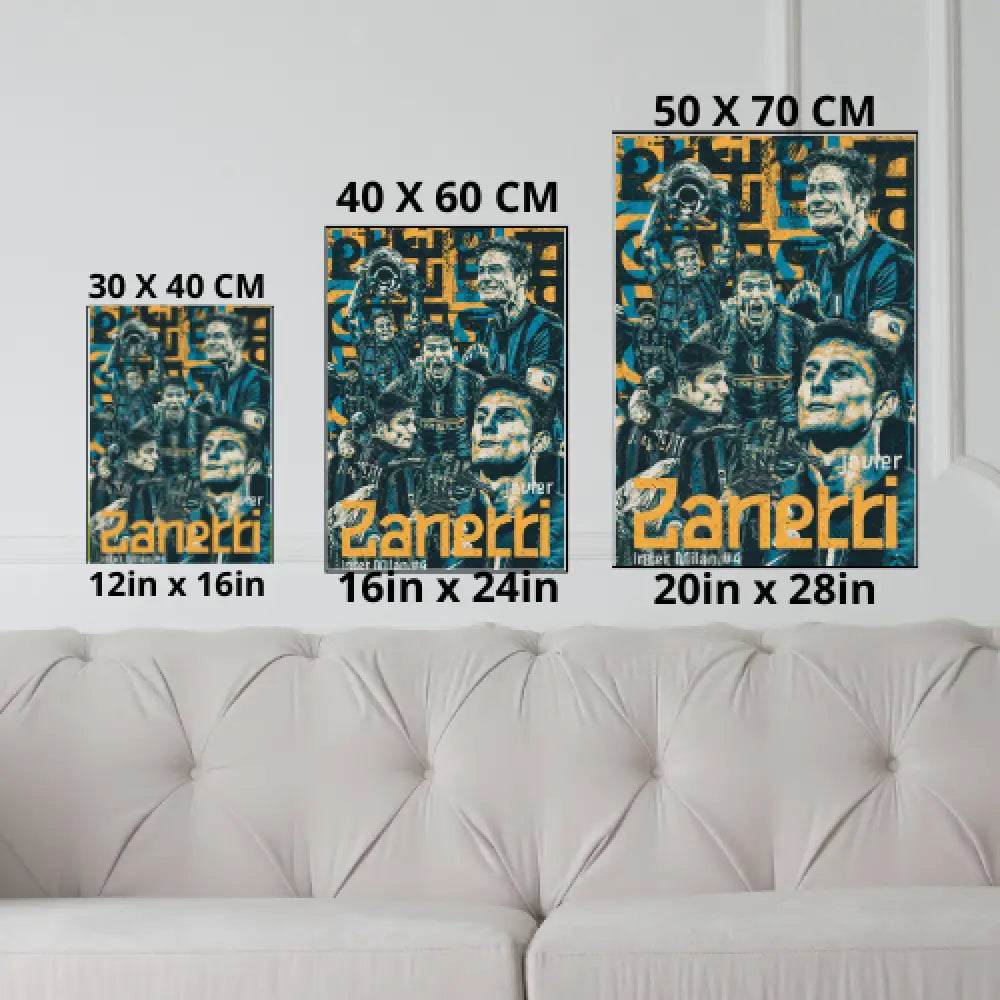 Javier Zanetti | Icon Poster