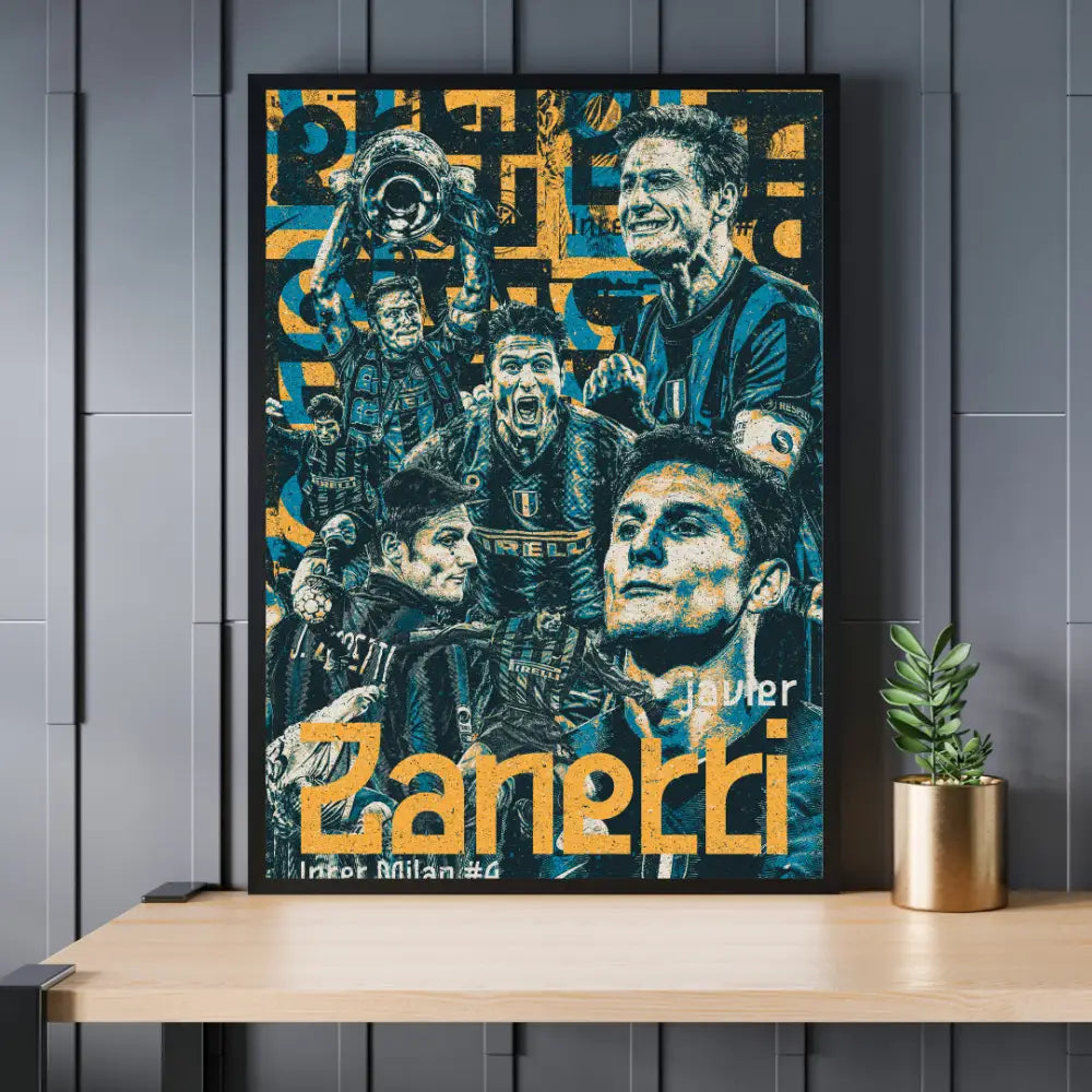 Javier Zanetti | Icon Poster