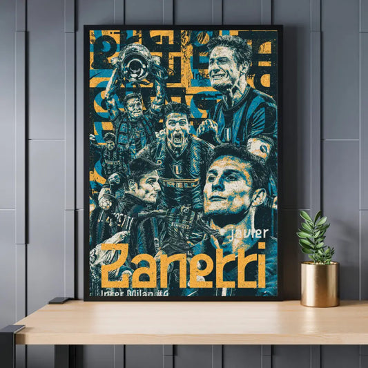 Javier Zanetti | Icon Poster