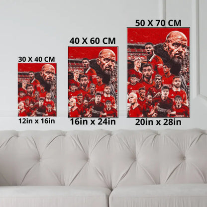 Manchester United 23/24 | Team Poster