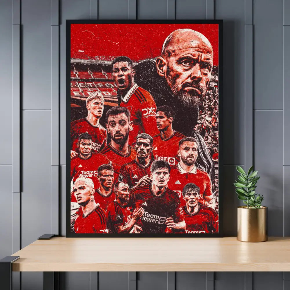Manchester United 23/24 | Team Poster