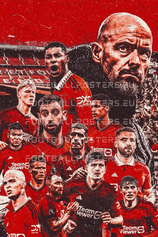 Manchester United 23/24 | Team Poster