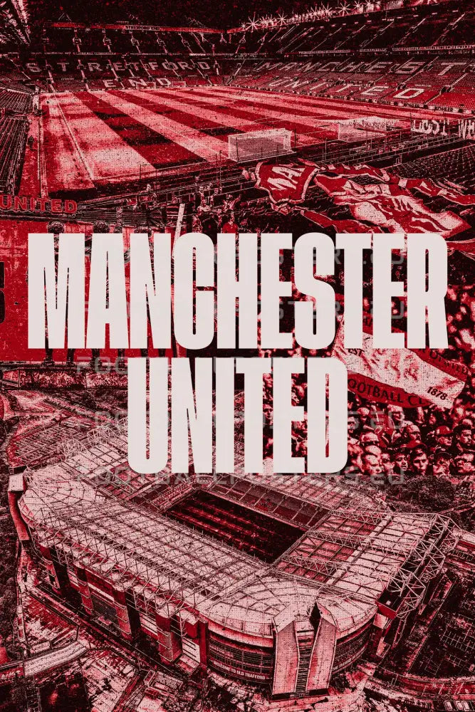 Manchester Poster Manchester United Poster | Football Art | Premium Quality