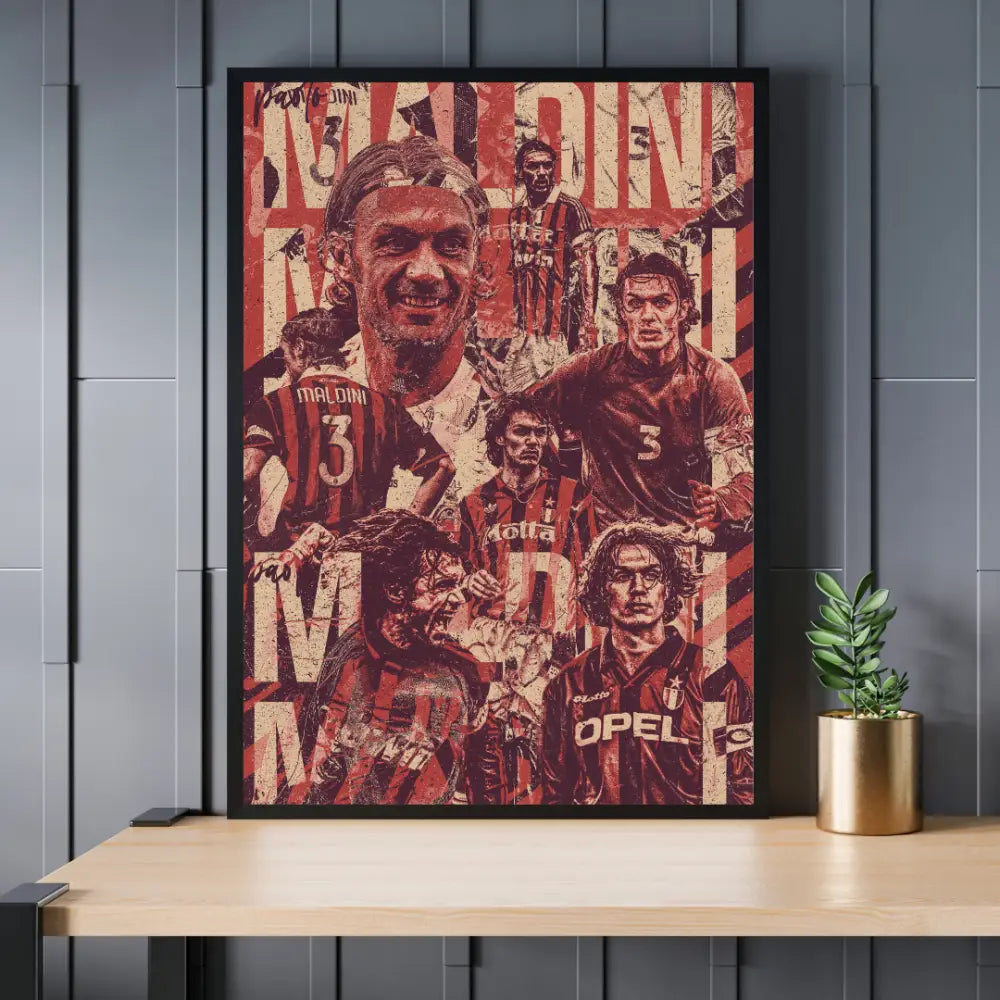 Paulo Maldini | Icon Poster