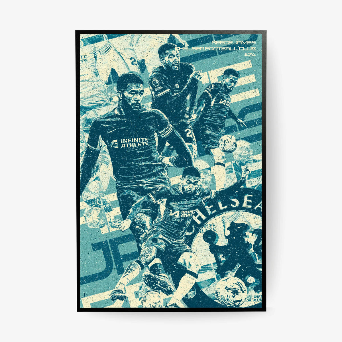 Reece James Chelsea football poster wall art