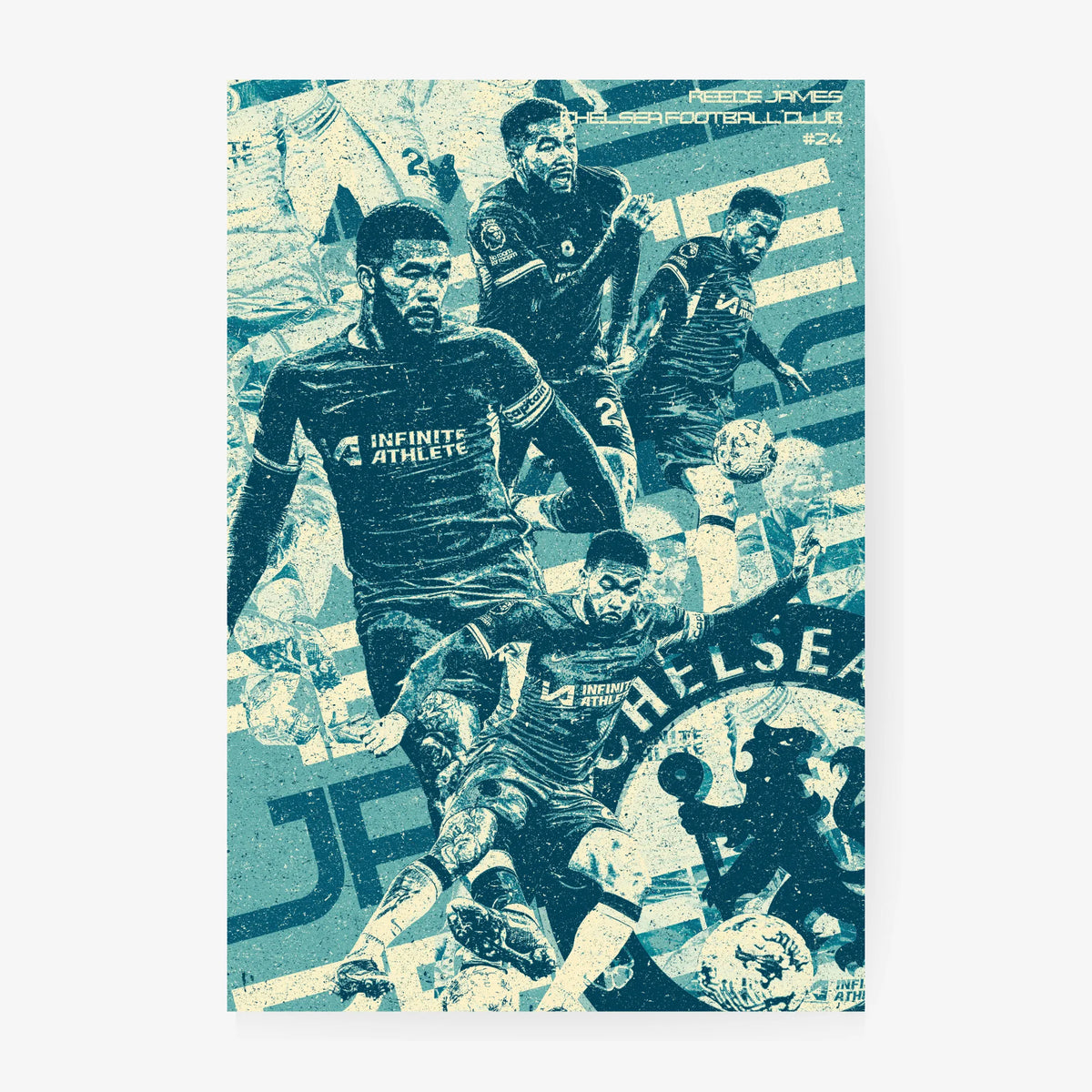 Reece James Chelsea soccer poster print
