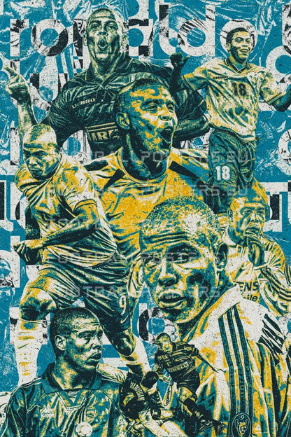 Ronaldo Nazario ’R9’ | Icon Poster Poster
