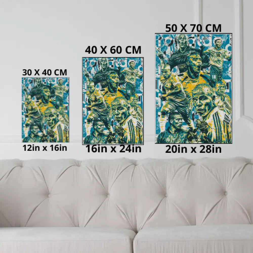 Ronaldo Nazario ’R9’ | Icon Poster Poster