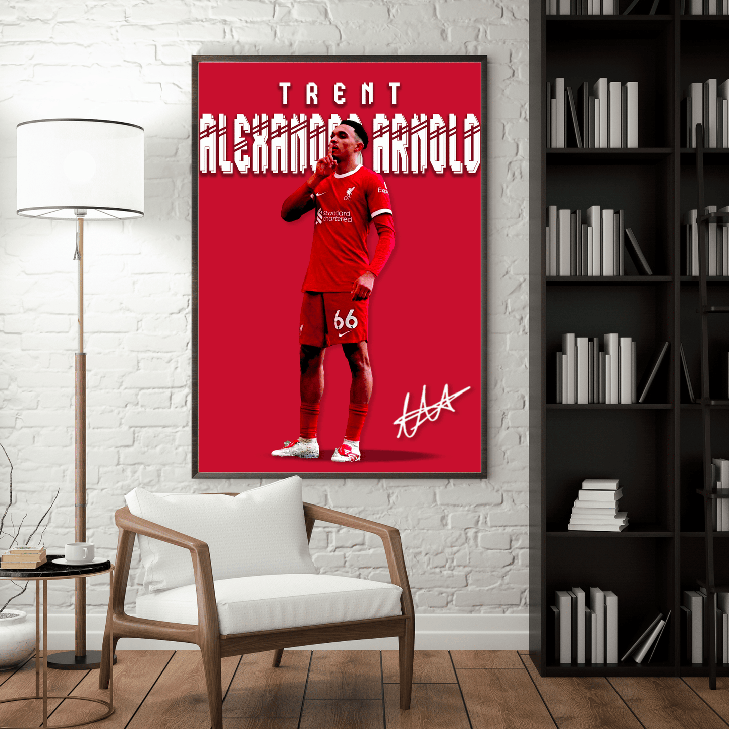 Trent Alexander-Arnold Liverpool poster living room wall decor football art framed print