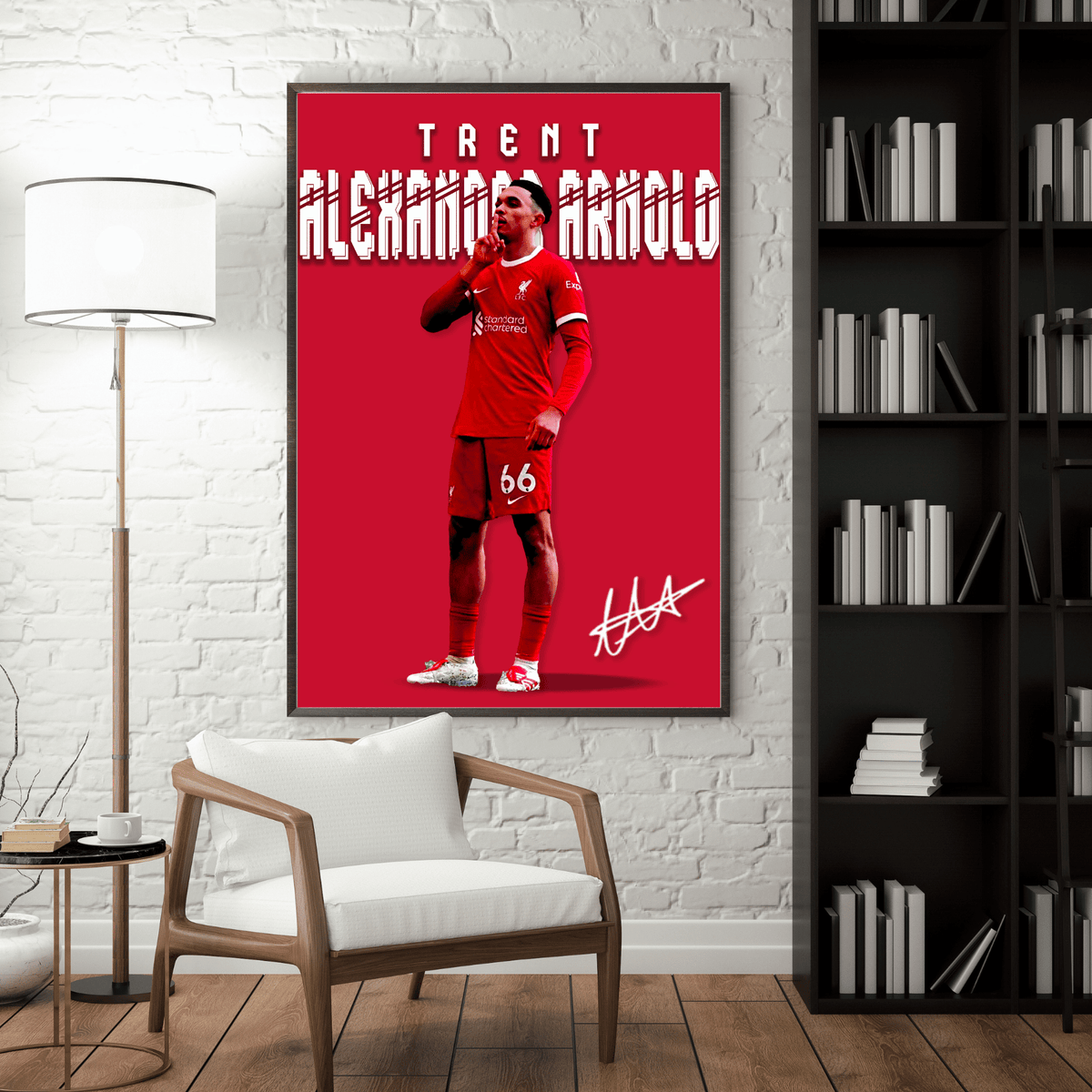 Trent Alexander-Arnold Liverpool poster living room wall decor football art framed print