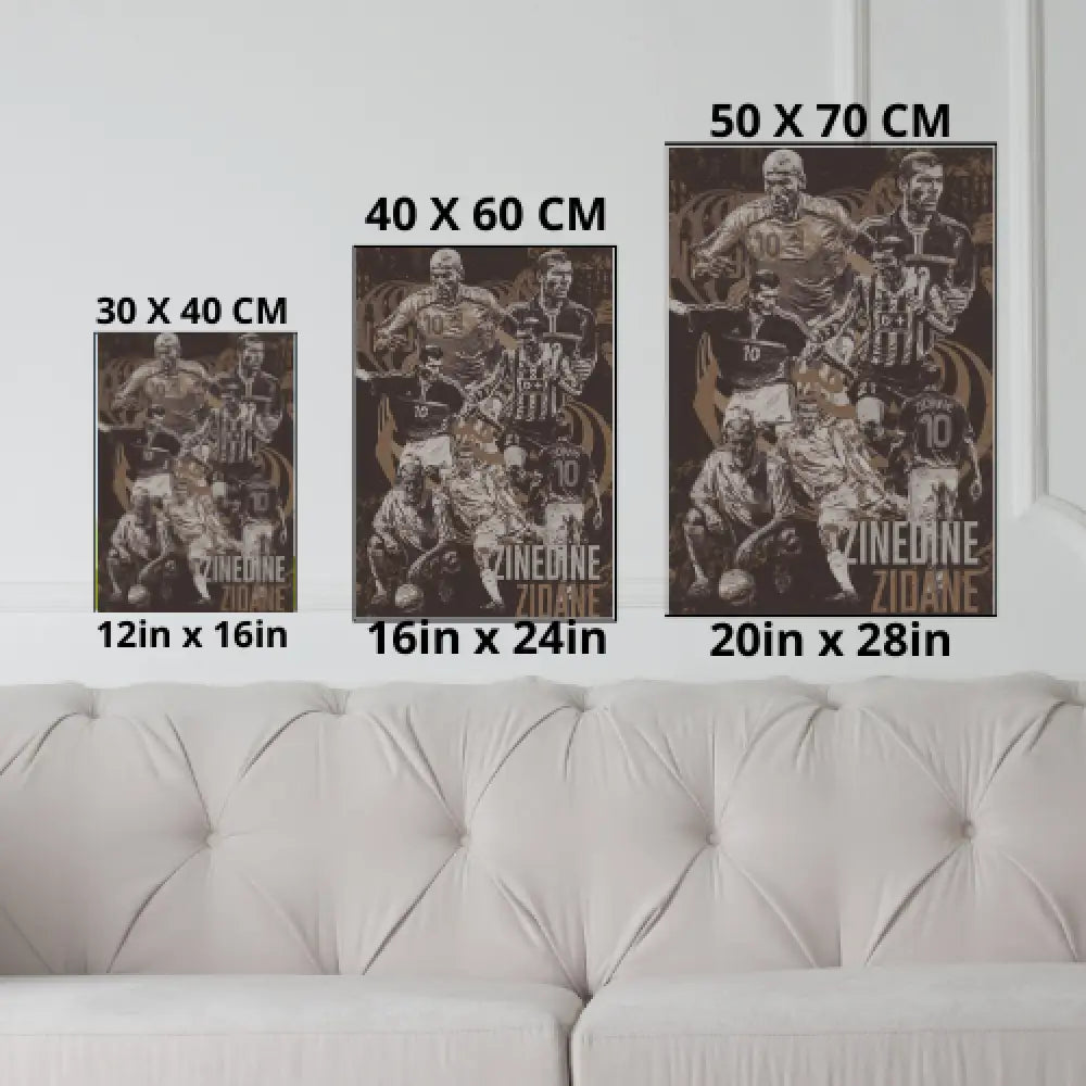 Zinedine Zidane | Icon Poster